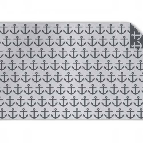 Kinder Strickdecke Anker