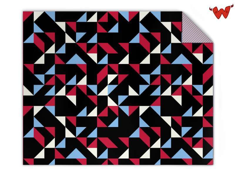 Bild von   strickdecke retro dreieckejpg | fotogeschenkideende 🎀 Geschenke mit eigenem Foto Motiv o Text