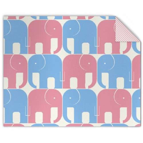 Babydecke bunte Elefanten