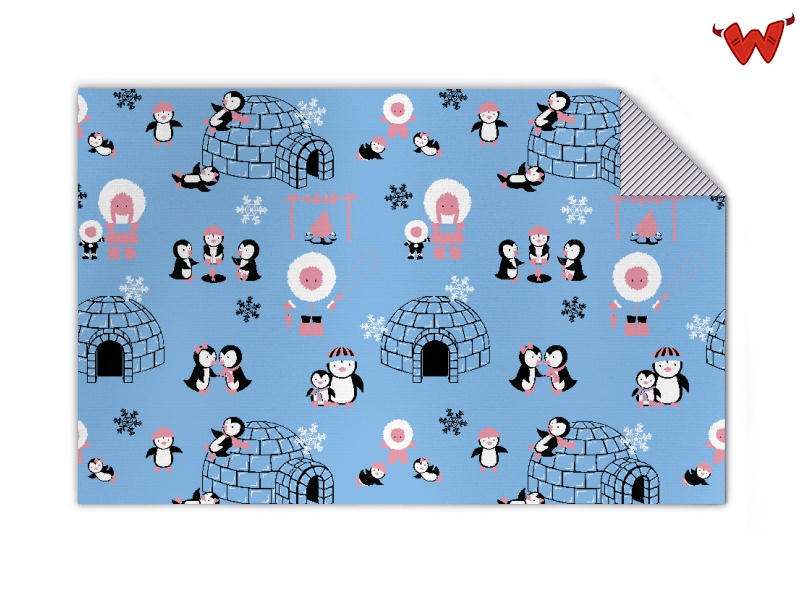 Bild von   kinder strickdecke pinguinejpg | fotogeschenkideende 🎀 Geschenke mit eigenem Foto Motiv o Text