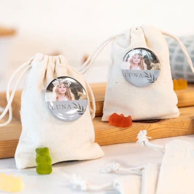 Bild von   kleiner baumwollbeutel mit ansjpg | fotogeschenkideende 🎀 Geschenke mit eigenem Foto Motiv o Text