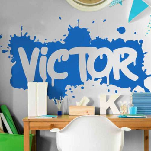 Personalisierte Sticker Farbspritzer-graffiti