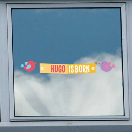 Personalisierter Geburt Aufkleber