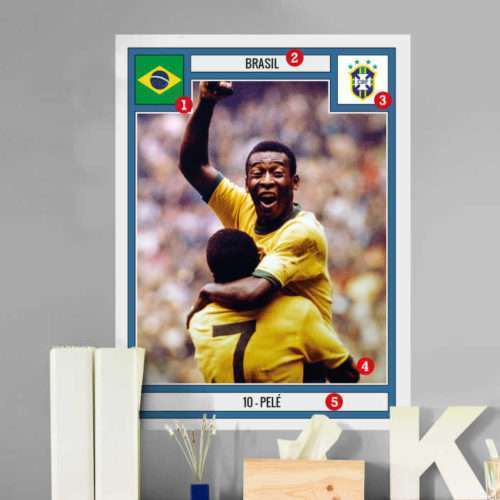 Personalisiertes Foto Fußball Sticker