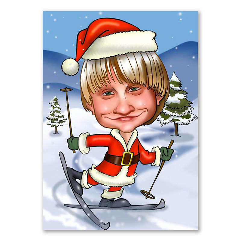 Bild von   erstellung karikatur nikolausjpg | fotogeschenkideende 🎀 Geschenke mit eigenem Foto Motiv o Text