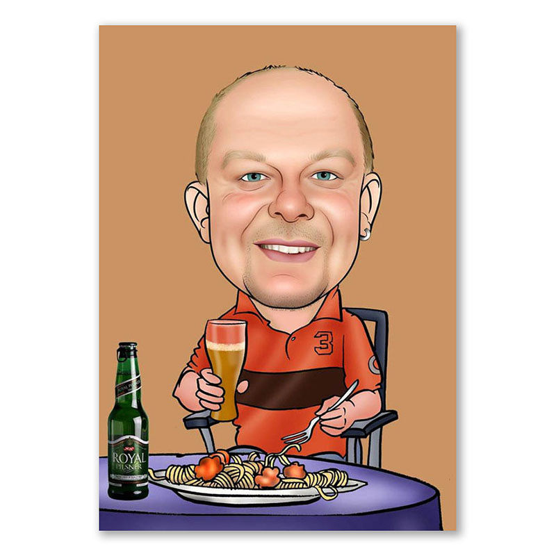 Bild von   erstellung karikatur beim essejpg | fotogeschenkideende 🎀 Geschenke mit eigenem Foto Motiv o Text