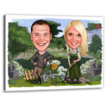 Bild von   erstellung karikatur garten chjpg | fotogeschenkideende 🎀 Geschenke mit eigenem Foto Motiv o Text