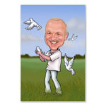 Bild von   erstellung karikatur tauben cjpg | fotogeschenkideende 🎀 Geschenke mit eigenem Foto Motiv o Text