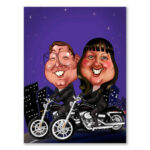 Bild von   erstellung karikatur harleys ijpg | fotogeschenkideende 🎀 Geschenke mit eigenem Foto Motiv o Text