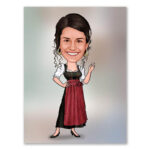 Bild von   erstellung karikatur dirndl cjpg | fotogeschenkideende 🎀 Geschenke mit eigenem Foto Motiv o Text