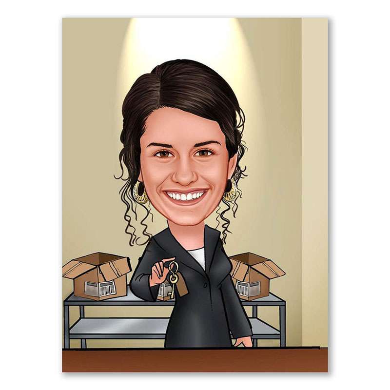 Bild von   erstellung karikatur empfangjpg | fotogeschenkideende 🎀 Geschenke mit eigenem Foto Motiv o Text
