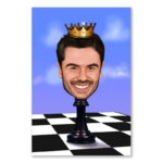 Bild von   erstellung karikatur schach knjpg | fotogeschenkideende 🎀 Geschenke mit eigenem Foto Motiv o Text
