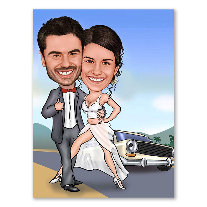 Bild von   erstellung karikatur sexy paarjpg | fotogeschenkideende 🎀 Geschenke mit eigenem Foto Motiv o Text
