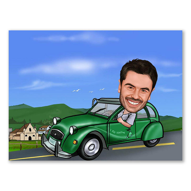 Bild von   erstellung karikatur ente andjpg | fotogeschenkideende 🎀 Geschenke mit eigenem Foto Motiv o Text