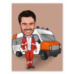 Bild von   erstellung karikatur sanitterjpg | fotogeschenkideende 🎀 Geschenke mit eigenem Foto Motiv o Text