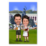 Bild von   erstellung karikatur bavariajpg | fotogeschenkideende 🎀 Geschenke mit eigenem Foto Motiv o Text