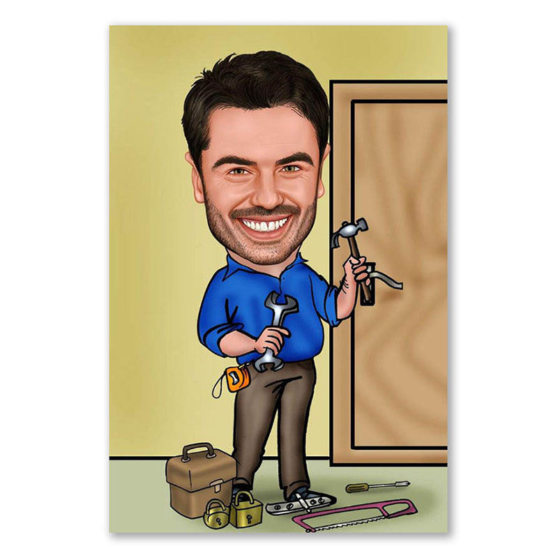 Bild von   erstellung karikatur der handwjpg | fotogeschenkideende 🎀 Geschenke mit eigenem Foto Motiv o Text