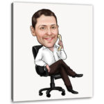 Bild von   erstellung karikatur manager bjpg | fotogeschenkideende 🎀 Geschenke mit eigenem Foto Motiv o Text