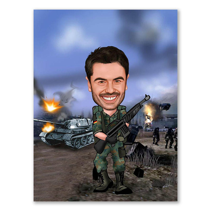 Bild von   erstellung karikatur uzzi cajpg | fotogeschenkideende 🎀 Geschenke mit eigenem Foto Motiv o Text