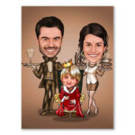 Bild von   erstellung karikatur der knigjpg | fotogeschenkideende 🎀 Geschenke mit eigenem Foto Motiv o Text