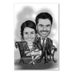 Bild von   erstellung karikatur bank swjpg | fotogeschenkideende 🎀 Geschenke mit eigenem Foto Motiv o Text