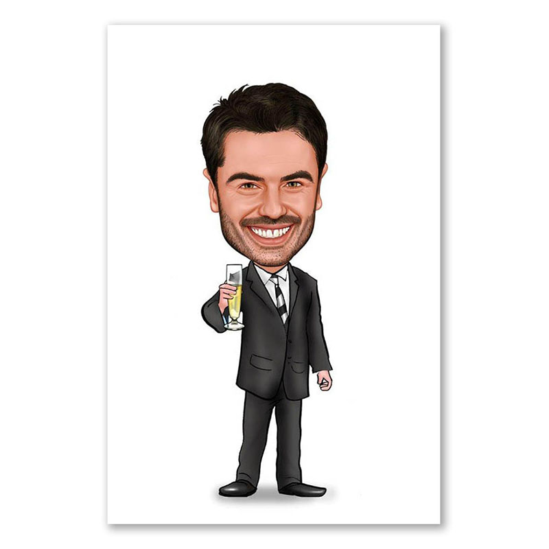 Bild von   erstellung karikatur prosit chjpg | fotogeschenkideende 🎀 Geschenke mit eigenem Foto Motiv o Text