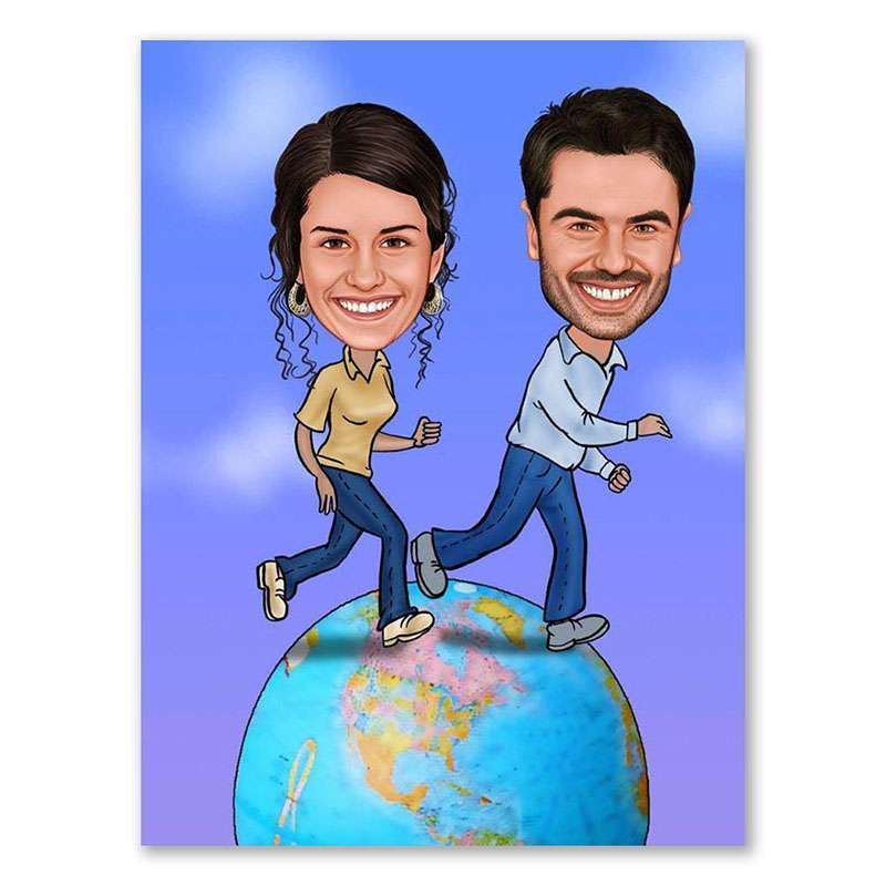 Bild von   erstellung karikatur around thjpg | fotogeschenkideende 🎀 Geschenke mit eigenem Foto Motiv o Text