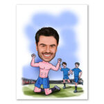 Bild von   erstellung karikatur jubel cajpg | fotogeschenkideende 🎀 Geschenke mit eigenem Foto Motiv o Text