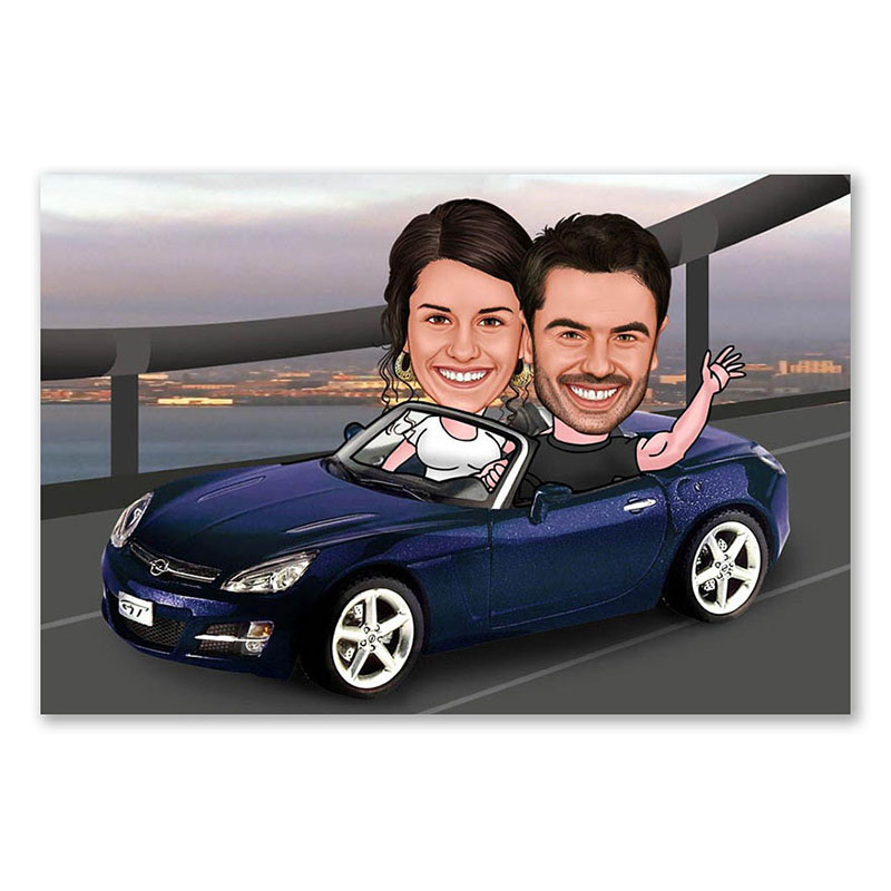 Bild von   erstellung karikatur brckenfahjpg | fotogeschenkideende 🎀 Geschenke mit eigenem Foto Motiv o Text