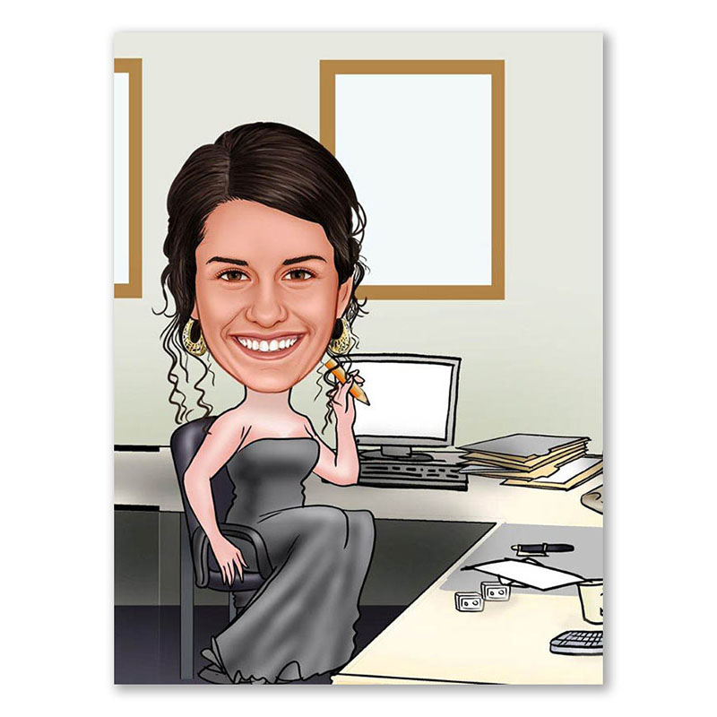 Bild von   erstellung karikatur businessjpg | fotogeschenkideende 🎀 Geschenke mit eigenem Foto Motiv o Text
