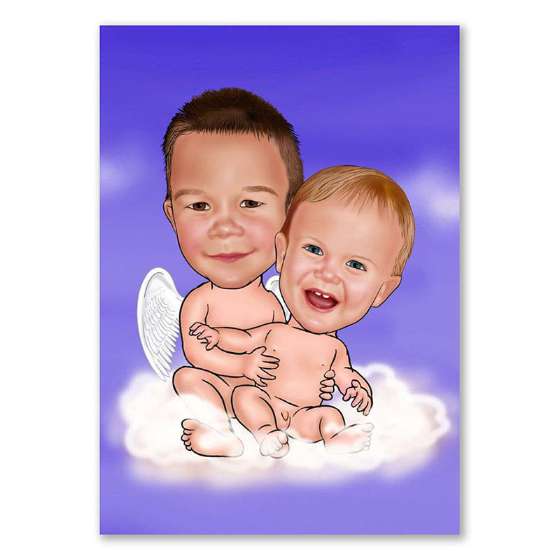 Bild von   erstellung karikatur kinder kijpg | fotogeschenkideende 🎀 Geschenke mit eigenem Foto Motiv o Text