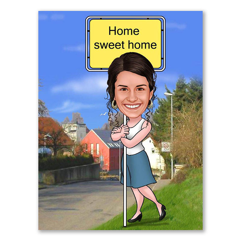 Bild von   erstellung karikatur home sweejpg | fotogeschenkideende 🎀 Geschenke mit eigenem Foto Motiv o Text