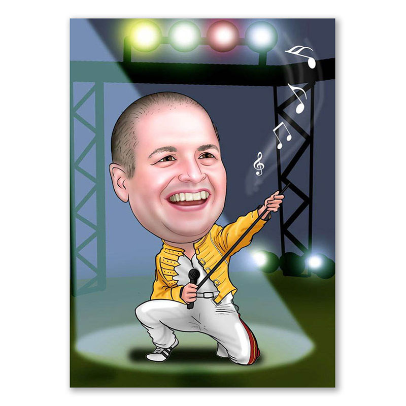 Bild von   erstellung karikatur freddiejpg | fotogeschenkideende 🎀 Geschenke mit eigenem Foto Motiv o Text
