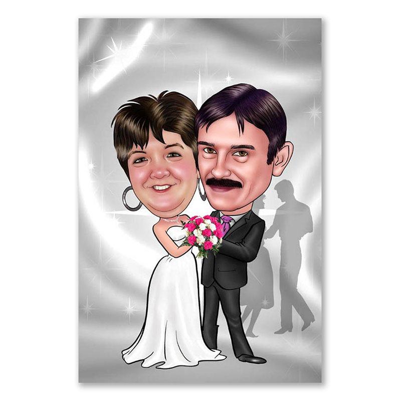 Bild von   erstellung karikatur silver stjpg | fotogeschenkideende 🎀 Geschenke mit eigenem Foto Motiv o Text