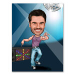 Bild von   erstellung karikatur dance witjpg | fotogeschenkideende 🎀 Geschenke mit eigenem Foto Motiv o Text