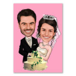 Bild von   erstellung karikatur hochzeitsjpg | fotogeschenkideende 🎀 Geschenke mit eigenem Foto Motiv o Text