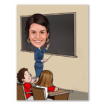 Bild von   erstellung karikatur lehrerinjpg | fotogeschenkideende 🎀 Geschenke mit eigenem Foto Motiv o Text