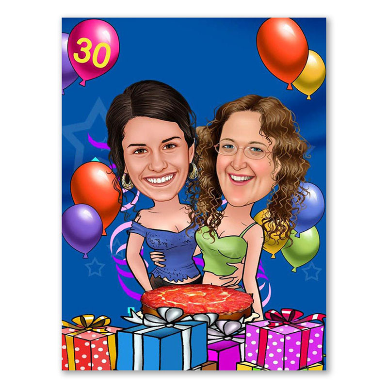Bild von   erstellung karikatur geburtstajpg | fotogeschenkideende 🎀 Geschenke mit eigenem Foto Motiv o Text