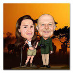 Bild von   erstellung karikatur paar in ajpg | fotogeschenkideende 🎀 Geschenke mit eigenem Foto Motiv o Text