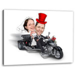 Bild von   erstellung karikatur hochzeitsjpg | fotogeschenkideende 🎀 Geschenke mit eigenem Foto Motiv o Text