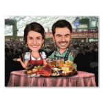 Bild von   erstellung karikatur bayrischejpg | fotogeschenkideende 🎀 Geschenke mit eigenem Foto Motiv o Text