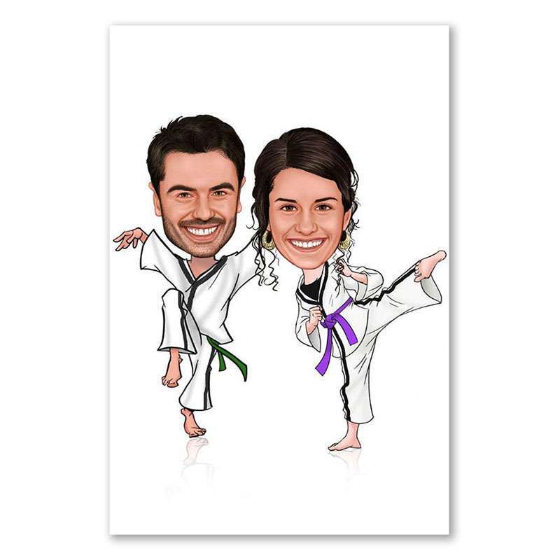 Bild von   erstellung karikatur carate cjpg | fotogeschenkideende 🎀 Geschenke mit eigenem Foto Motiv o Text