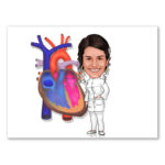 Bild von   erstellung karikatur rztin cajpg | fotogeschenkideende 🎀 Geschenke mit eigenem Foto Motiv o Text