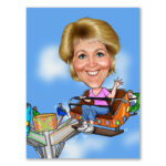 Bild von   erstellung karikatur kirmes djpg | fotogeschenkideende 🎀 Geschenke mit eigenem Foto Motiv o Text