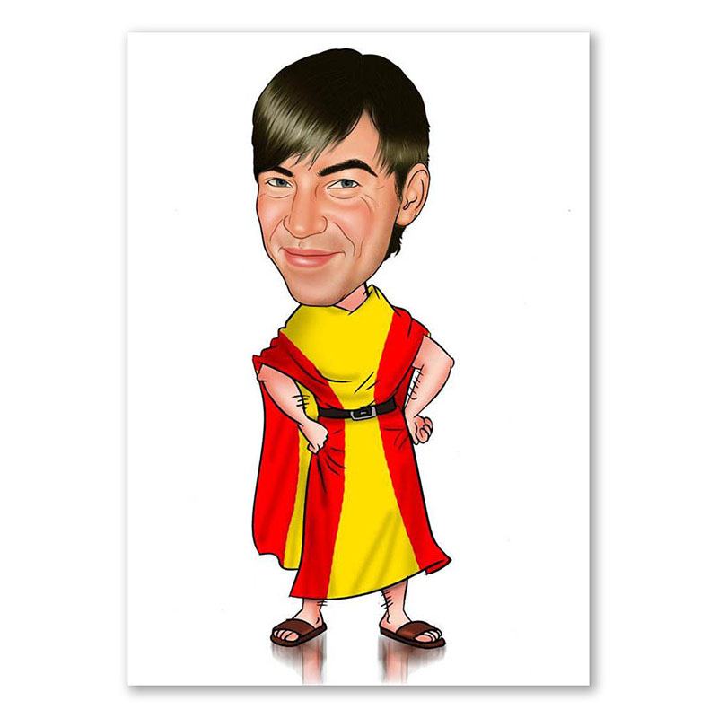 Bild von   erstellung karikatur spanienjpg | fotogeschenkideende 🎀 Geschenke mit eigenem Foto Motiv o Text
