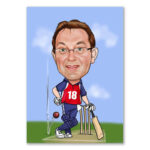 Bild von   erstellung karikatur cricket rjpg | fotogeschenkideende 🎀 Geschenke mit eigenem Foto Motiv o Text