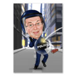 Bild von   erstellung karikatur polizistjpg | fotogeschenkideende 🎀 Geschenke mit eigenem Foto Motiv o Text