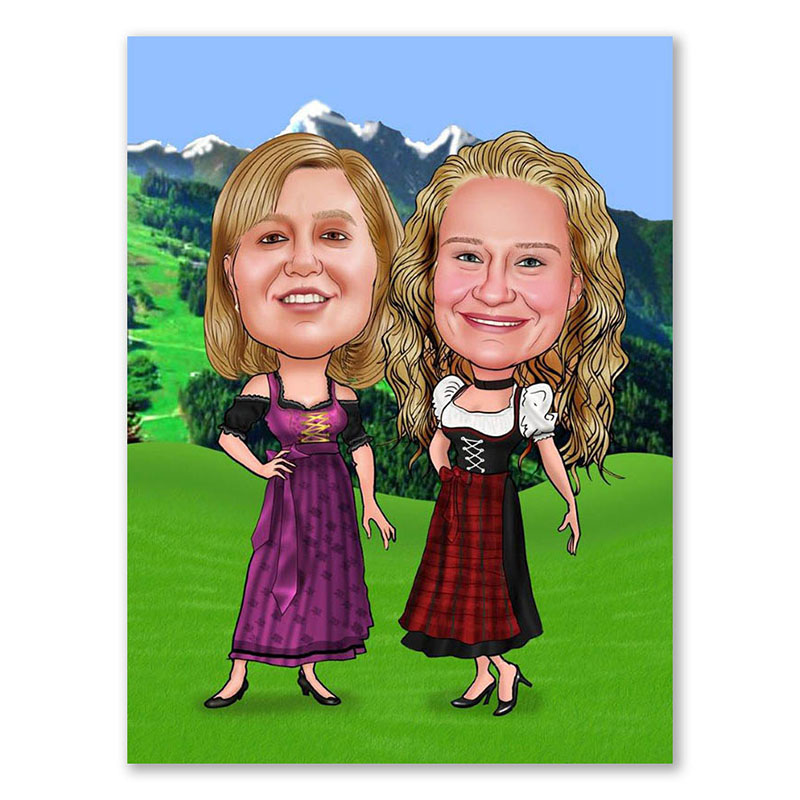 Bild von   erstellung karikatur servus cjpg | fotogeschenkideende 🎀 Geschenke mit eigenem Foto Motiv o Text