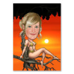 Bild von   erstellung karikatur sexy janejpg | fotogeschenkideende 🎀 Geschenke mit eigenem Foto Motiv o Text