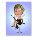 Bild von   erstellung karikatur cocktailkjpg | fotogeschenkideende 🎀 Geschenke mit eigenem Foto Motiv o Text